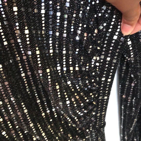 NYC Rouched Bling Dress - Picture 4 of 5